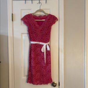 Calvin Klein Pink Lace Dress